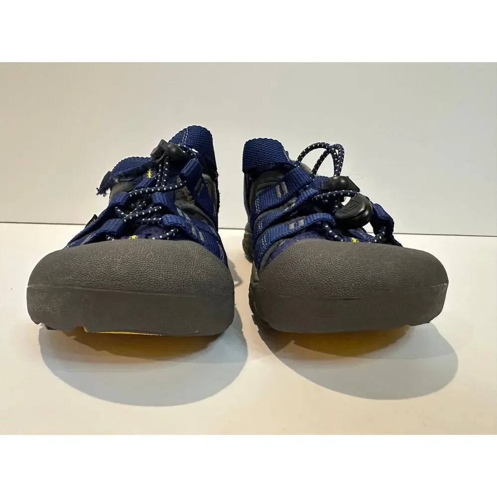 KEEN Newport H2 Waterproof Hiking Sandals Size 1 Blue Washable Outdoor Shoes